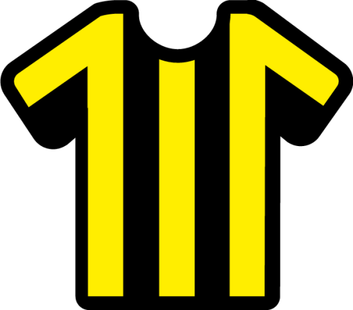 stripes yellow black icon