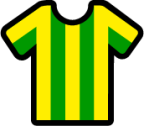 stripes yellow green icon