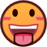 stuck out tongue emoji