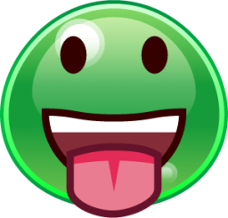 stuck out tongue (slime) emoji