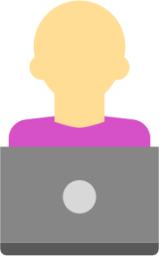 student laptop icon