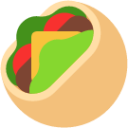 stuffed flatbread emoji
