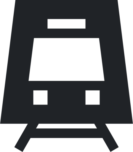 subway (sharp filled) icon