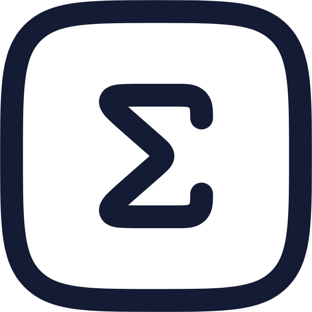 summation square icon