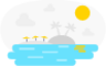 Summer landscape illustration