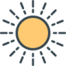 sun rays icon