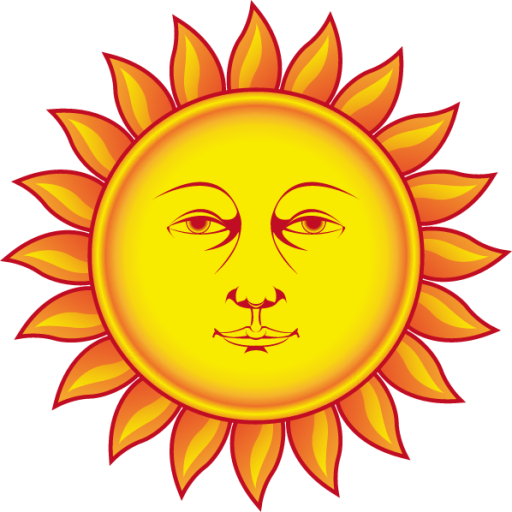sun with face 2 emoji