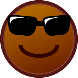 sunglasses (brown) emoji