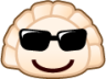 sunglasses (dumpling) emoji