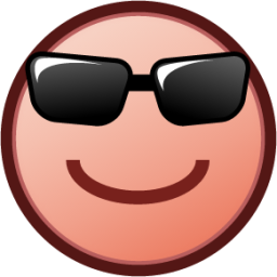 sunglasses (plain) emoji