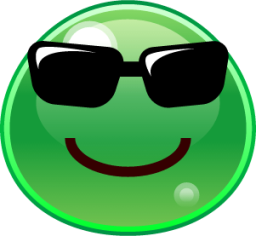 sunglasses (slime) emoji