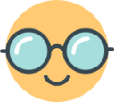 sunglasses smiley icon