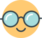 sunglasses smiley icon