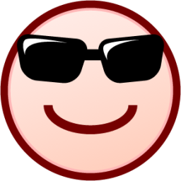 sunglasses (white) emoji