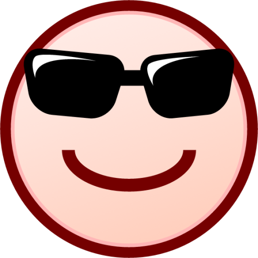 sunglasses (white) emoji