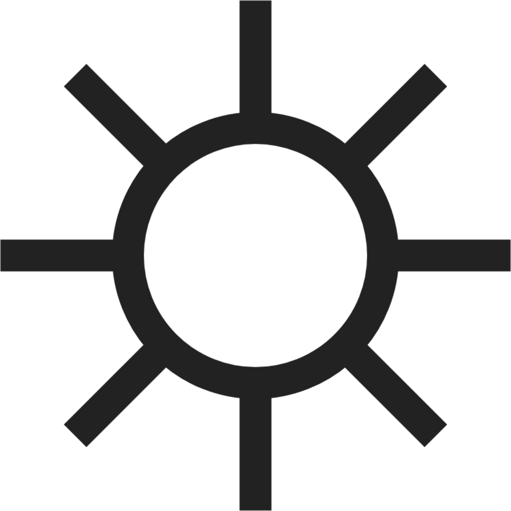 Sunlight light icon
