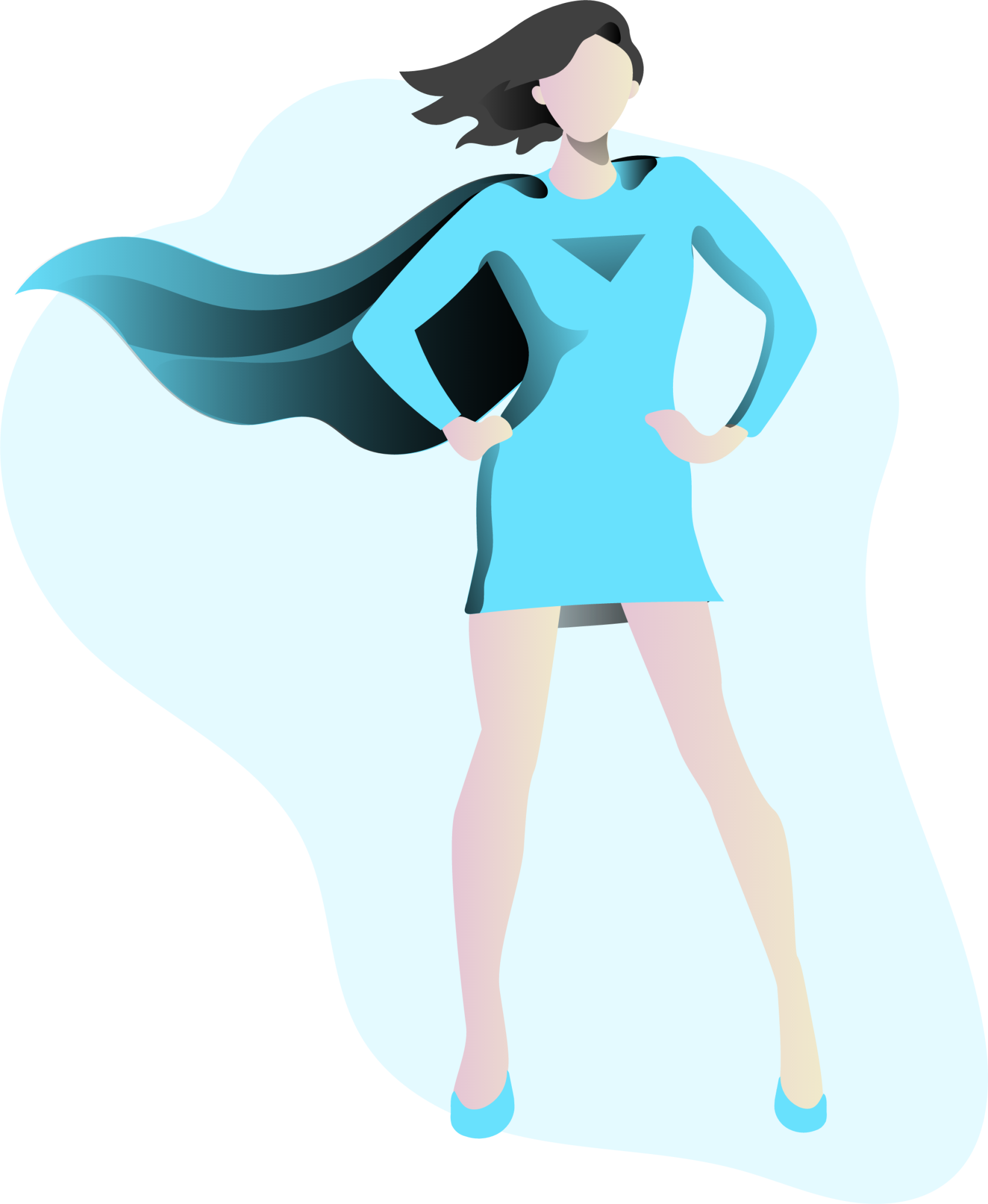 Super Woman illustration
