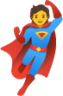 superhero emoji