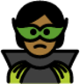 supervillain: medium-dark skin tone emoji