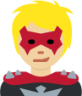 supervillain: medium-light skin tone emoji