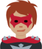 supervillain: medium skin tone emoji