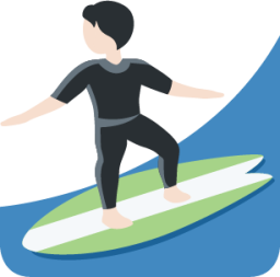 surfer tone 1 emoji