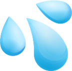 Sweat droplets emoji emoji