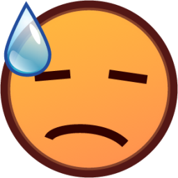 sweat emoji