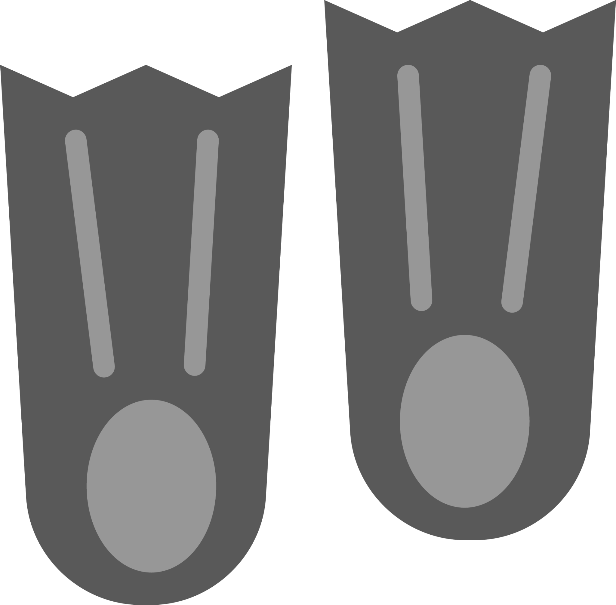 swim pedals icon