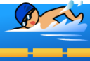 swimmer (yellow) emoji