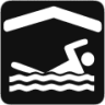 swimming indoor icon