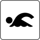 swimming place icon