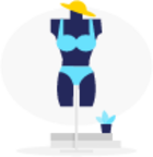 Swimming suit illustration