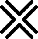 symbol double x icon