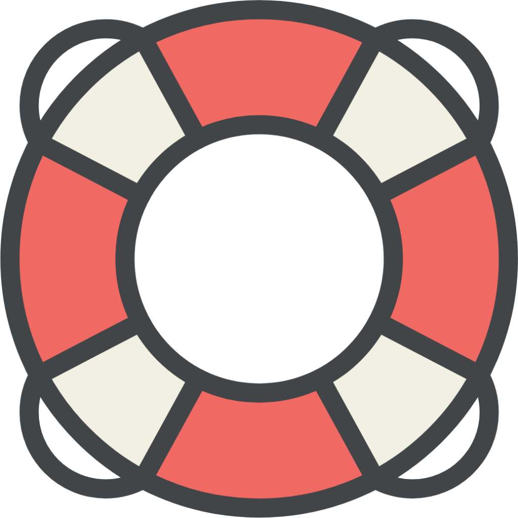 symbol lifebelt icon