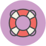 symbol lifebelt icon
