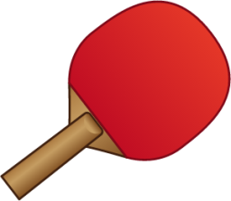table tennis paddle emoji