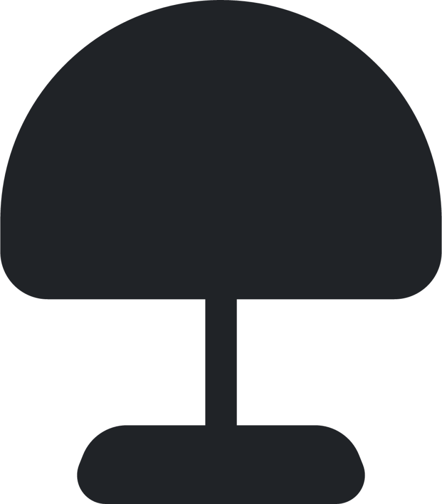 tablelamp (rounded filled) icon