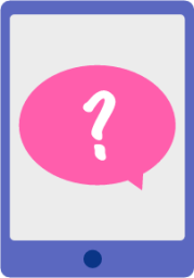 tablet question icon
