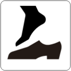 take off your shoes icon