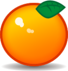 tangerine emoji