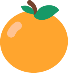 tangerine emoji