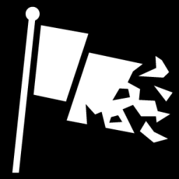 tattered banner icon