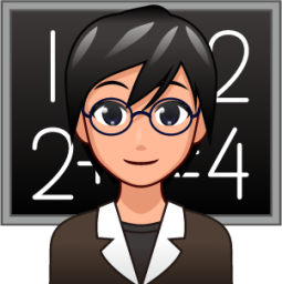 teacher (plain) emoji