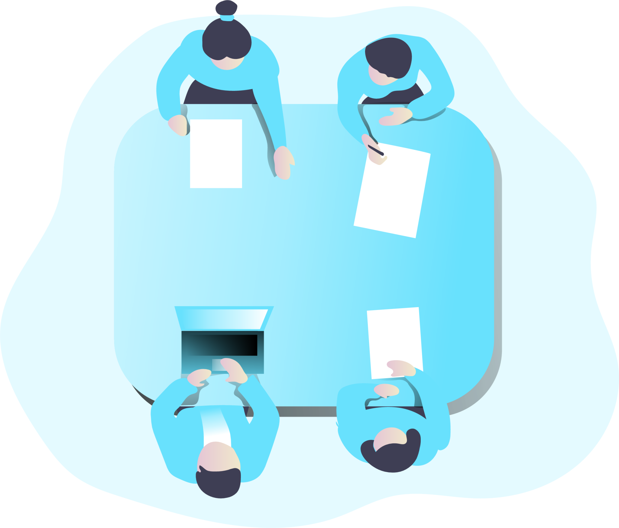 Team Meeting illustration