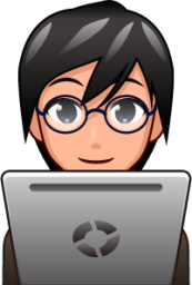technologist (plain) emoji