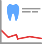 teeth graph 2 icon