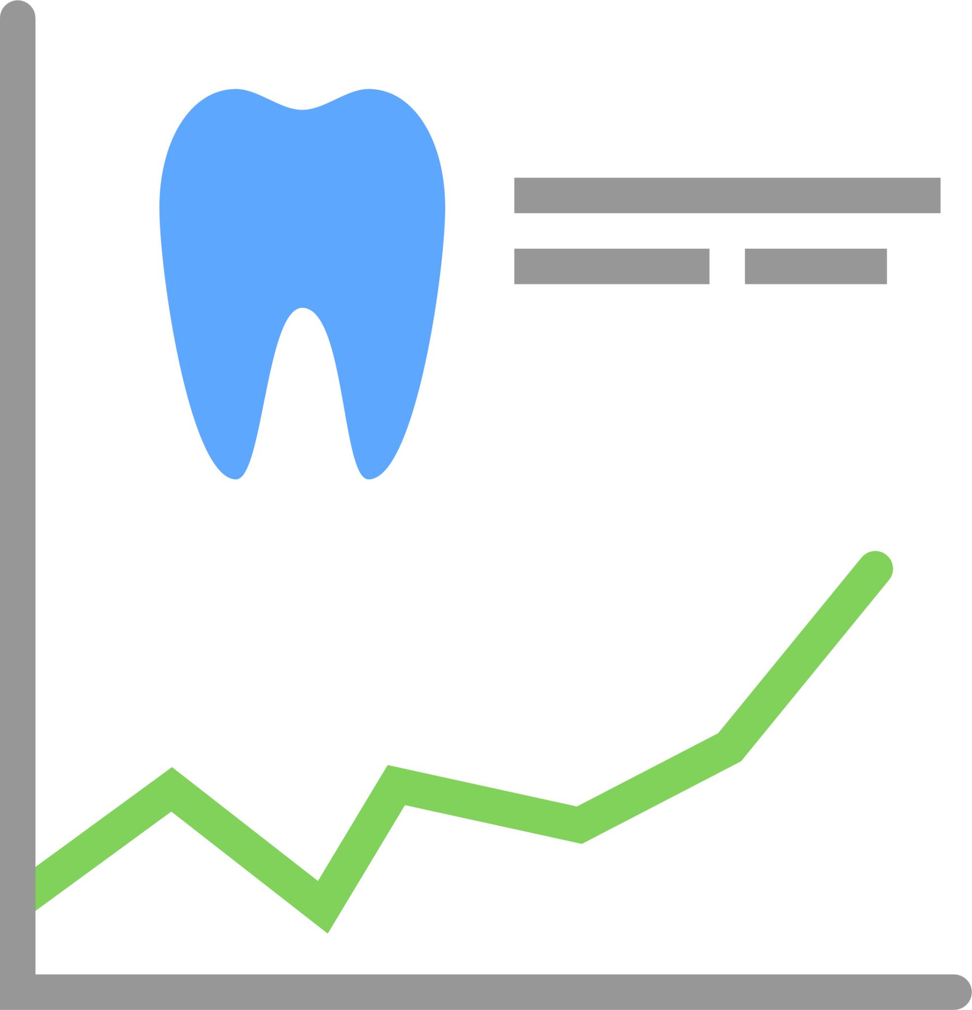 teeth graph icon