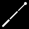 telescopic baton icon