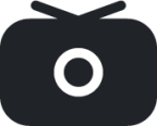 television (rounded filled) icon